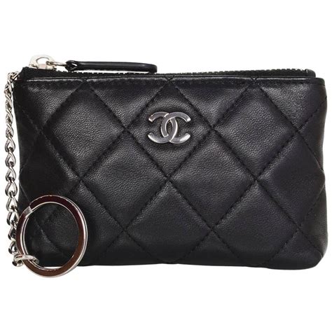 chanel keychain coin purse